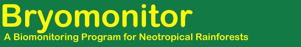 Bryomonitor - A biomonitoring Program for Neotropical Rainforests
